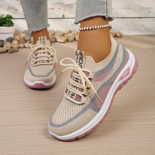 Women's shoes summer 2026 casual sneaker new style two-color single shoes, versatile, casual and fashionable work shoes LadyShow.Store