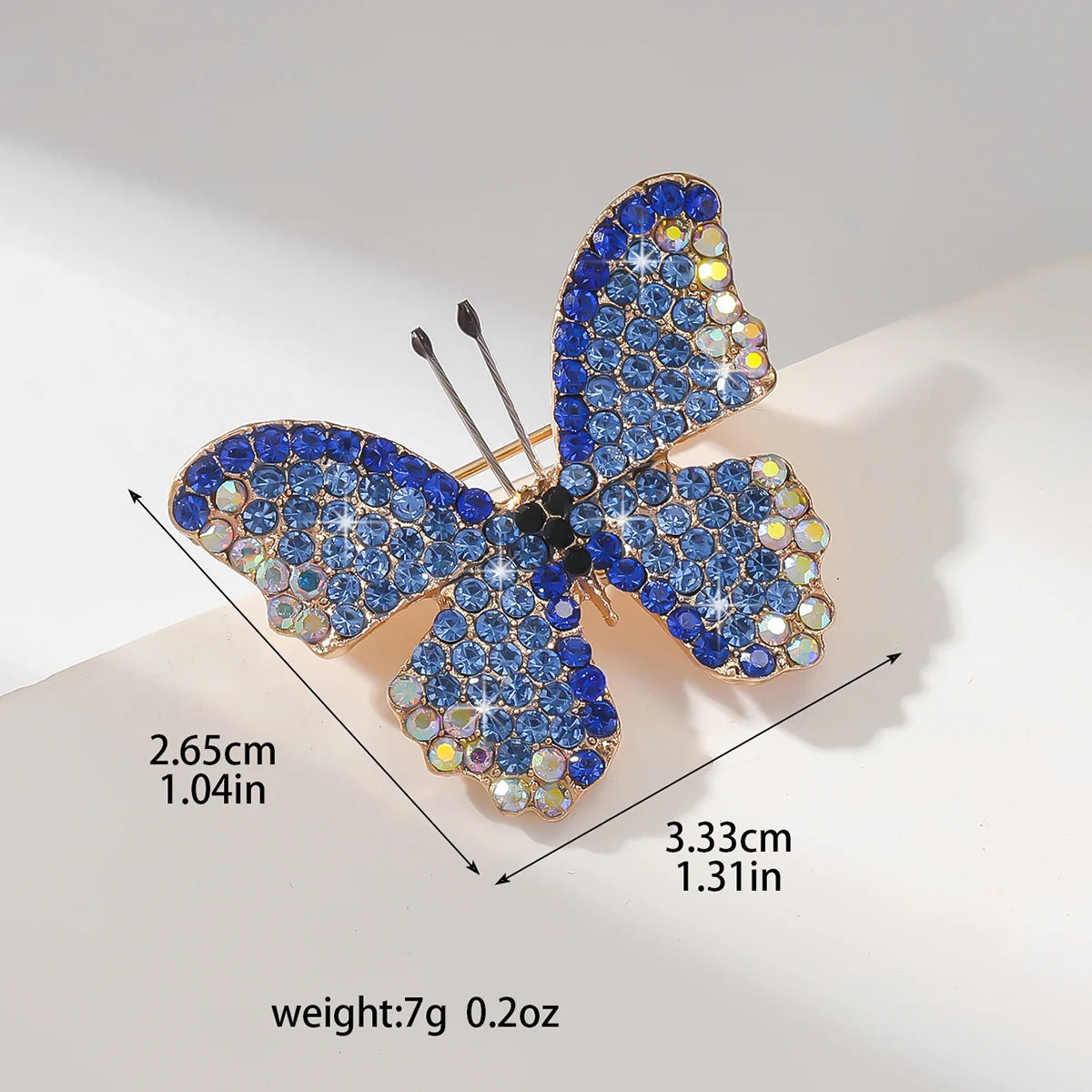 Cute Butterfly Brooch for Women, Sparkling and Vibrant with Forest Style Design, Daily Wear Brooch Accessories Pi-Mart
