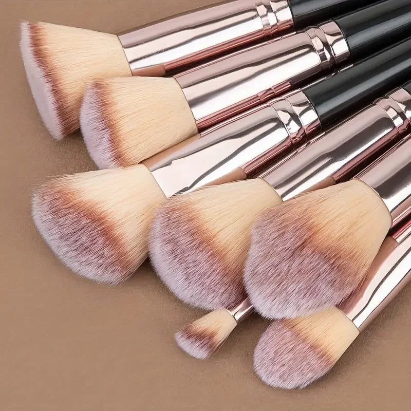 Professional 3/20PCS Makeup Brushes Set Soft Fluffy Eyeshadow Foundation Concealer Blending Blush Brush Kabuki Women Beauty Tool Tri Light Beauty