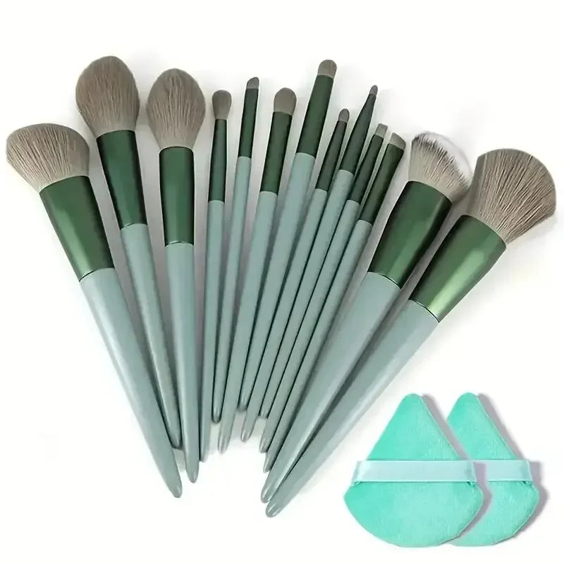 Professional Makeup Brush Set - Soft Fluffy Kabuki & Blending Brushes for Foundation, Powder, Eyeshadow | Beauty Tools Kit LadyShow.Store