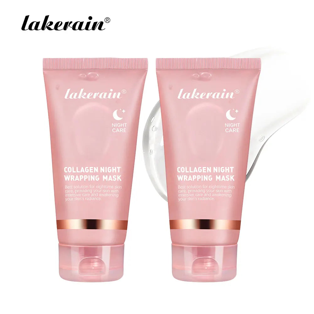 Collagen Wrapping Peel-off Mask Rejuvenation Moisturizing Brightening Korean Face Mask Make Glowy Skin Elasticity Facial Mask Pi-Mart
