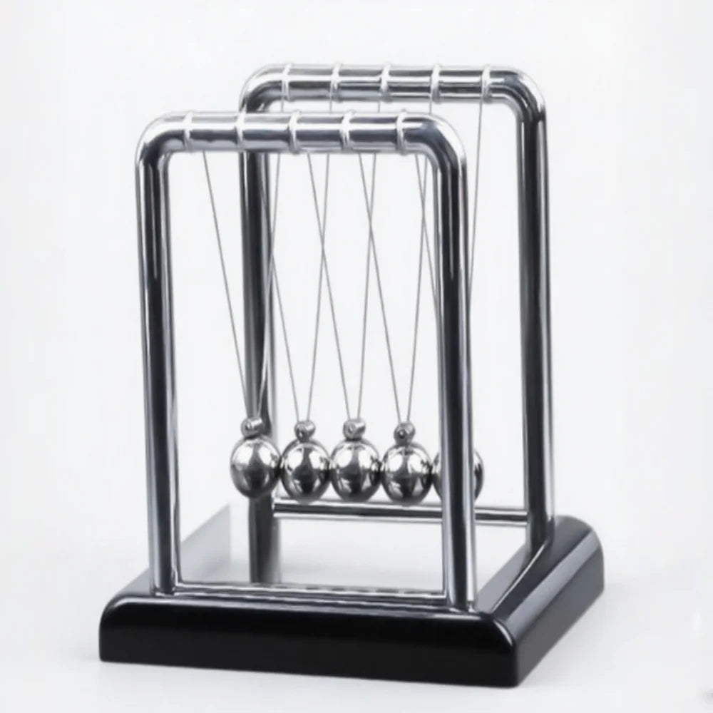 Newton's Cradle Balance Steel Ball Teaching Supplies Physics Science Pendulum Desktop Toys Stress Relief Gifts Home Decoration Pi-Mart