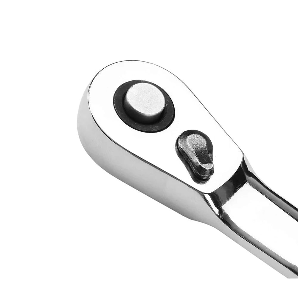 Mini Double Headed Ratchet Wrench 1/4 Inch Drive Socket Screwdriver Bit Driver Quick Release Ratchet Wrench Hand Tools Pi-Mart