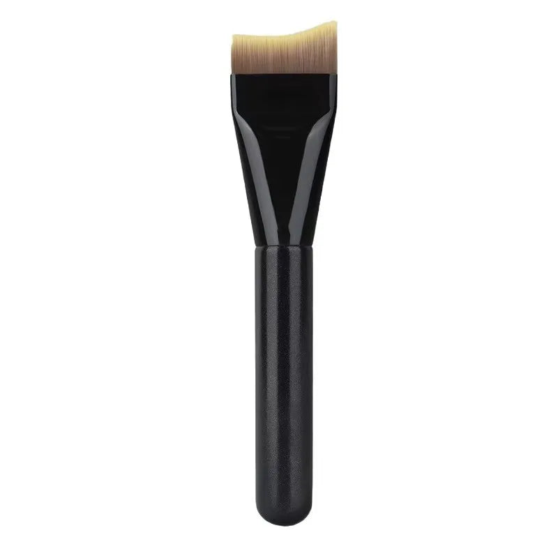 Upgraded Crescent Design Foundation Makeup Brush Ultra-thin Smooth Application Liquid Mask Spatula Makeup Brushes Beauty Tools Pi-Mart