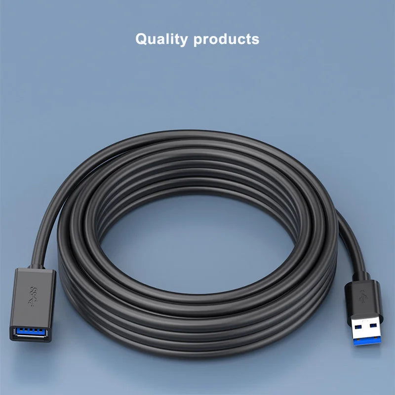 0.5/1/2/3/5 M USB Extension Cable 3.0 Data Cord For Laptop TV SSD USB 3 0 Male to Female Computer Camera Printer Connector Pi-Mart