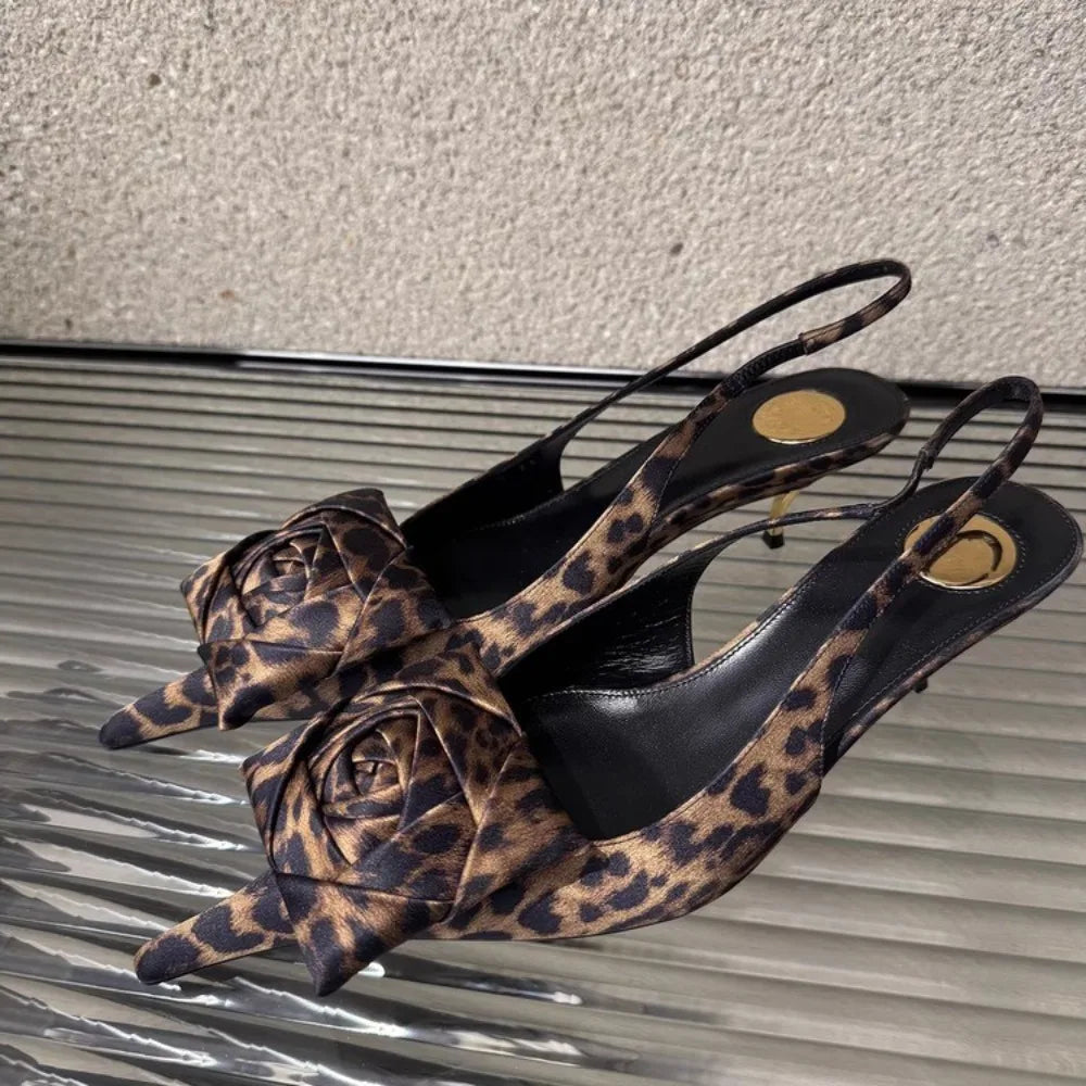 2026 Summer Women's New Pointed Shallow Mouth Sandals Fashion Show Party Wedding Women's Large Size Stiletto Sandals LadyShow.Store