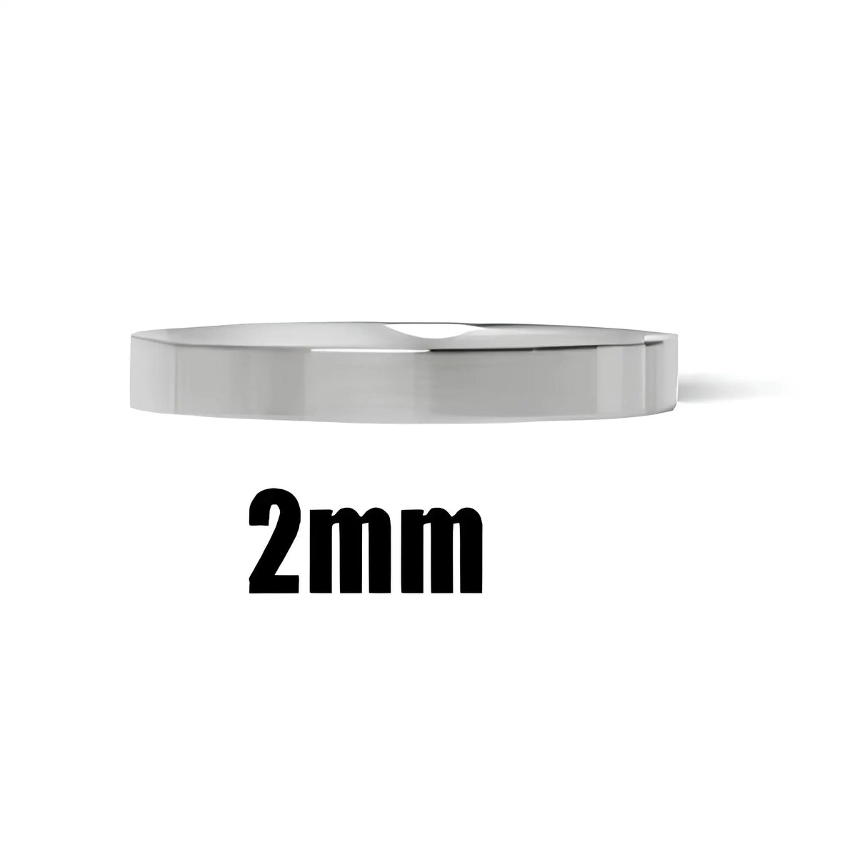 Men's Titanium Steel Bold Matte Ring Punk Syle 8mm Wedding Band Ring for Women Minimalist Gothic Jewelry Best Friend Gift Pi-Mart