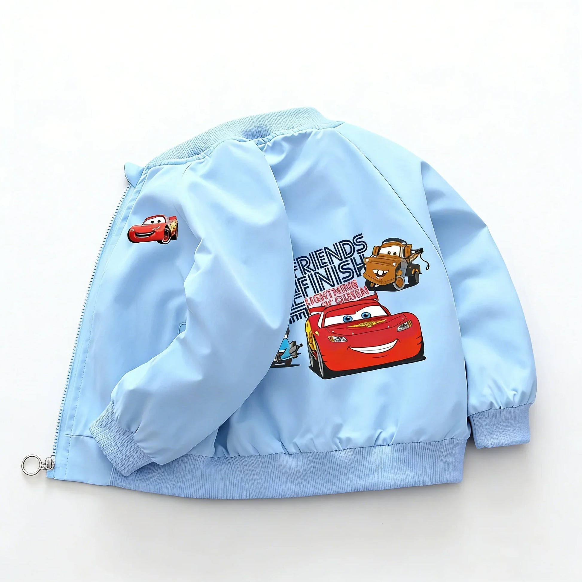 Cars Lightning McQueen Children Jacket New Spring Autumn Baby Boy Girl Cartoon Zipper Long Sleeves Windbreaker Kids Sports Coats LadyShow.Store