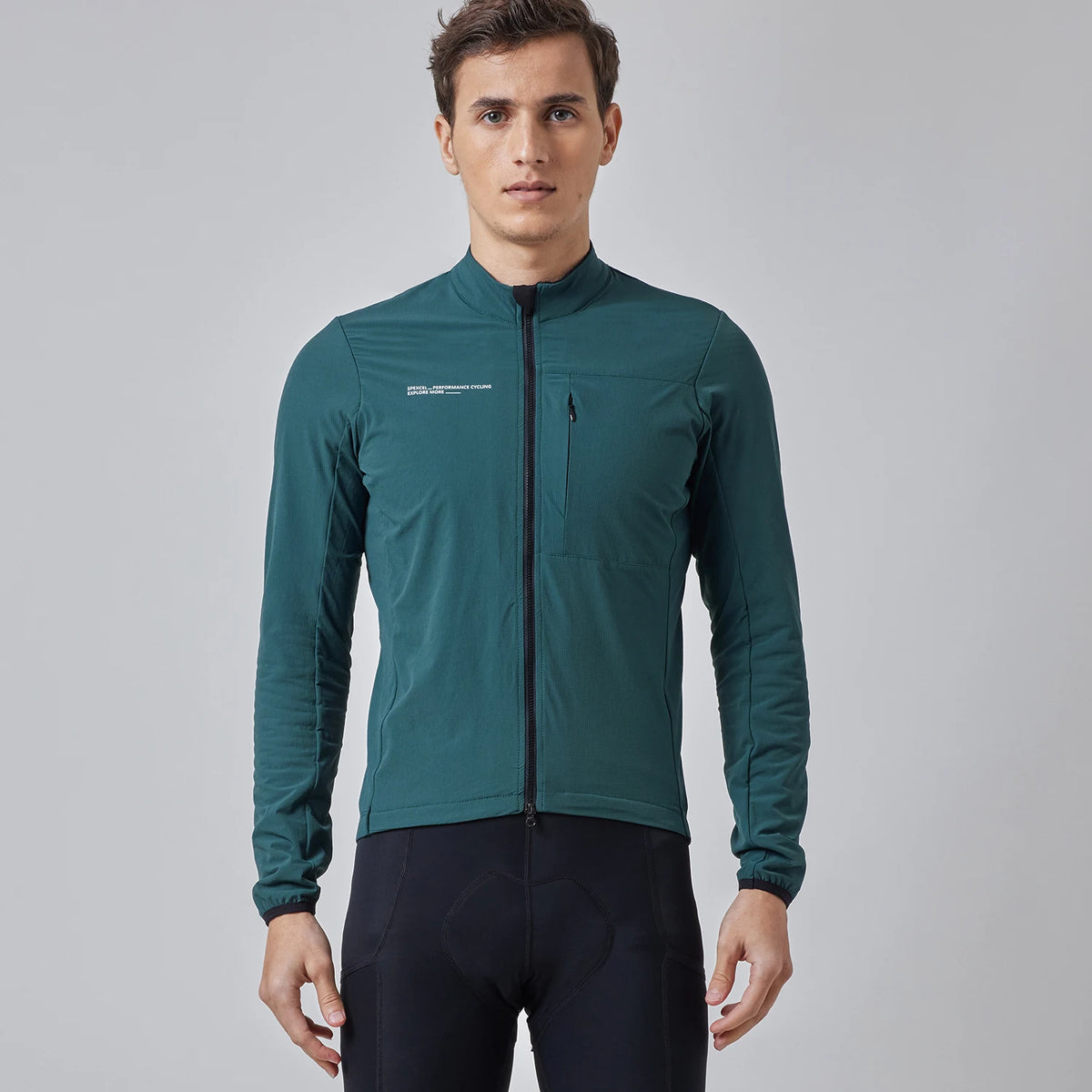 SPEXCEL 22 insulated Jacket Explore 3 Season Windproof And Thermal Fleece Inside Cycling Jacket 2 layer With Chest Pocket Pi-Mart
