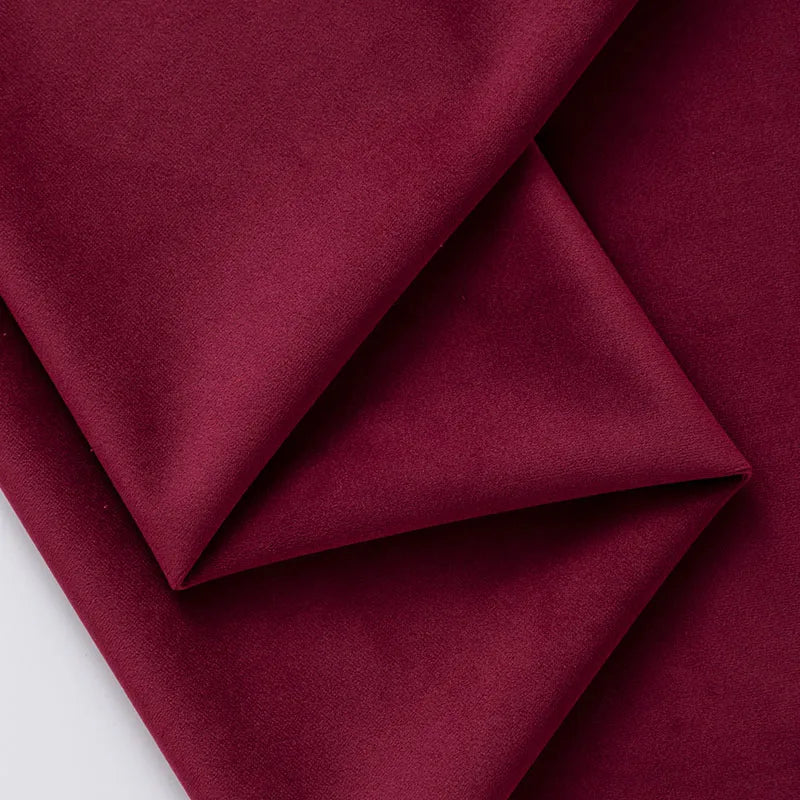 Velvet Fabric Thicken Dutch Velvet Short Plush for Upholstery Cushion Sofa Table Runners by Half Meter Pi-Mart
