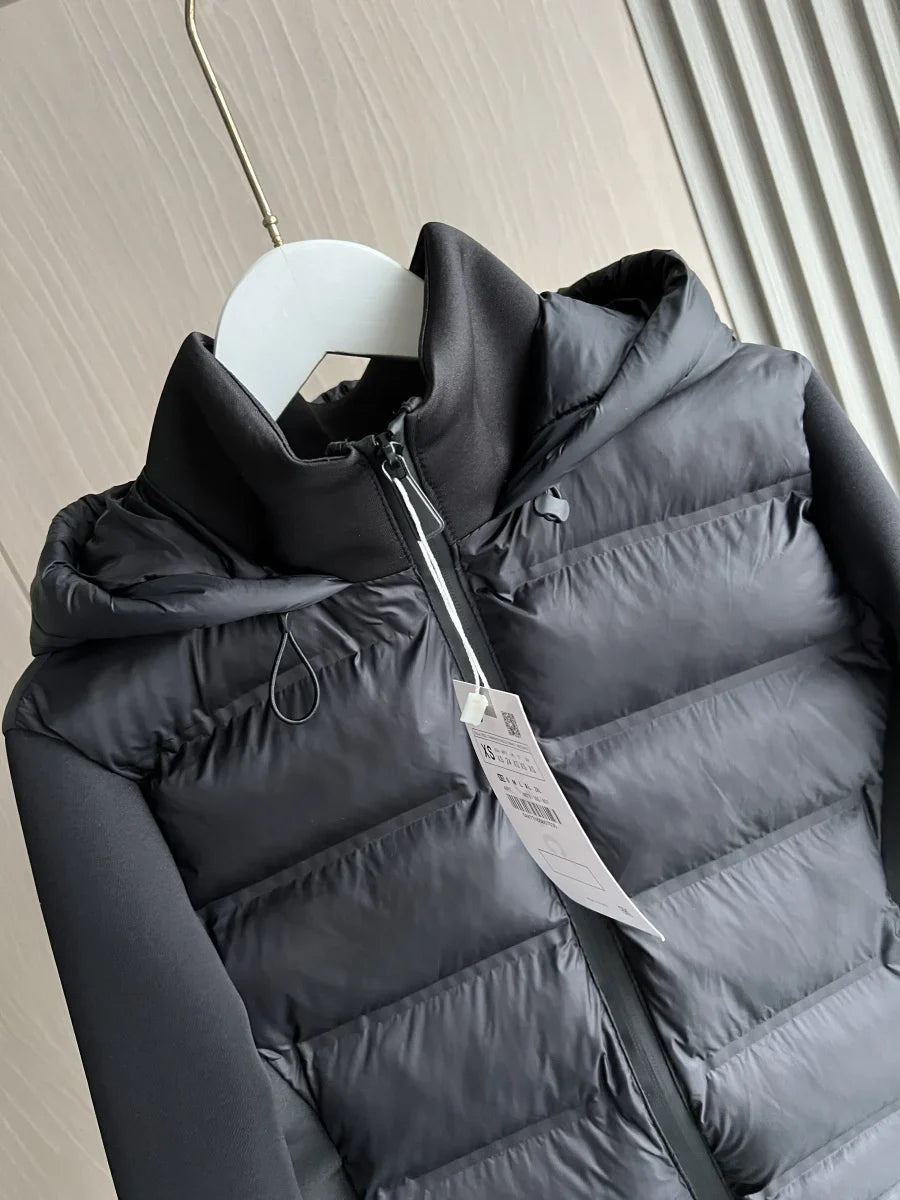 2025 Winter New Arrival  Women's Lightweight Warm Down Jacket with Long Sleeves and Zippered Hooded Sports Coat 4391742 LadyShow.Store