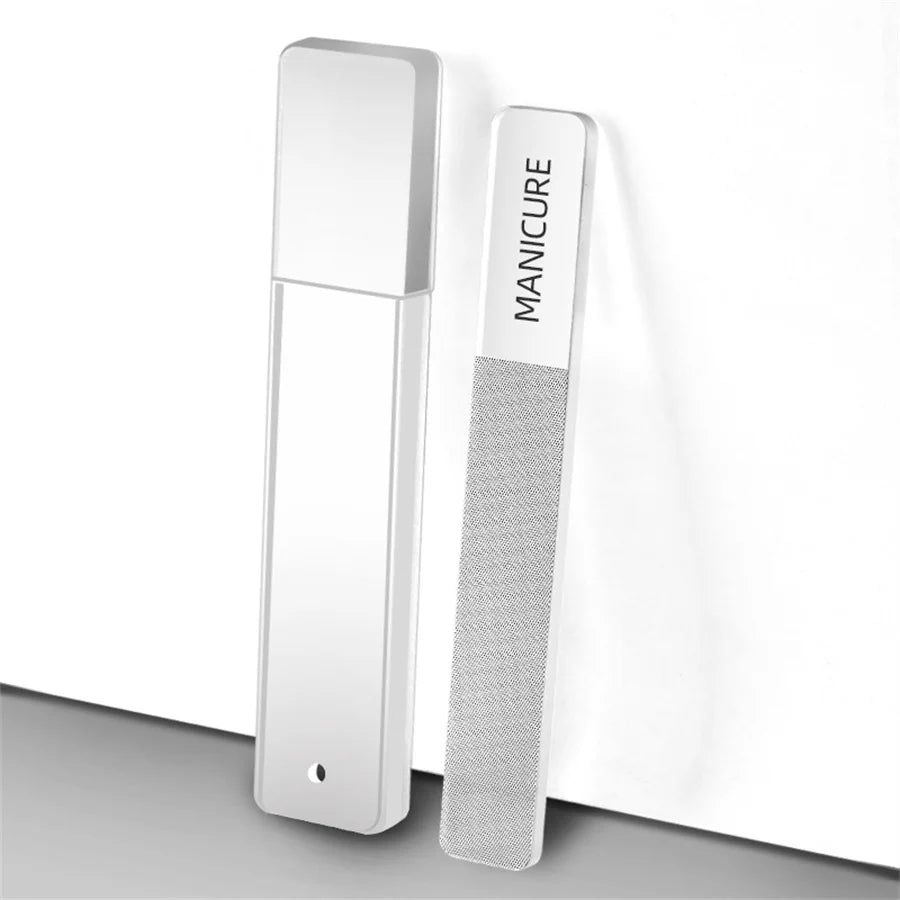 Nano Glass Nail File Transparent Crystal Nail Polish Rubbing Strip Polishing And Shining Nail Enhancement Tool Tri Light Beauty
