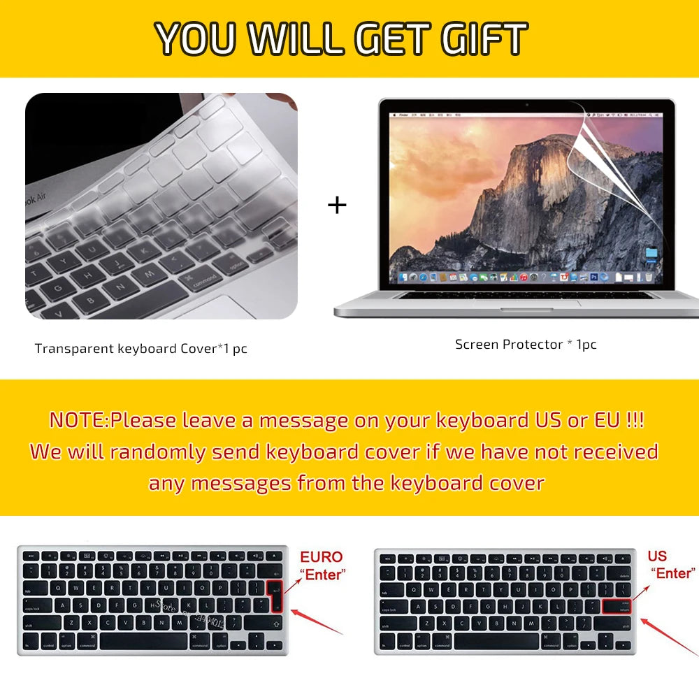 Laptop Case for Macbook Air 13 Case 2026 Neo A18 Pro 16 M3 Funda M1 Pro 13 M5 Air 13.6 15 for Macbook Pro 14 Case M5 M4 2025 M2 Pi-Mart