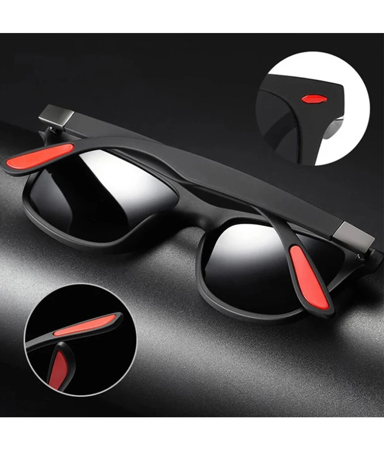 1-2-3PCS Fashion Vintage Square Unisex Driving Fishing Sunglasses Men Women Luxury Brand Designer Sun Glasses Anti-Glare Eyewear Pi-Mart