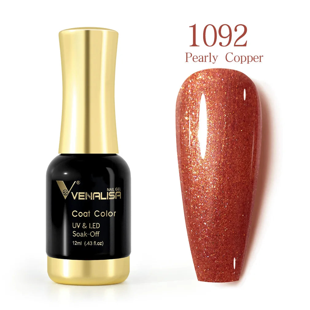 VENALISA Nail Gel Varnish TPO FREE Soak Off UV LED Organic Odorless Enamels Nail Art Colors 12ml 120Colors UV Gel Nail Polish Tri Light Beauty