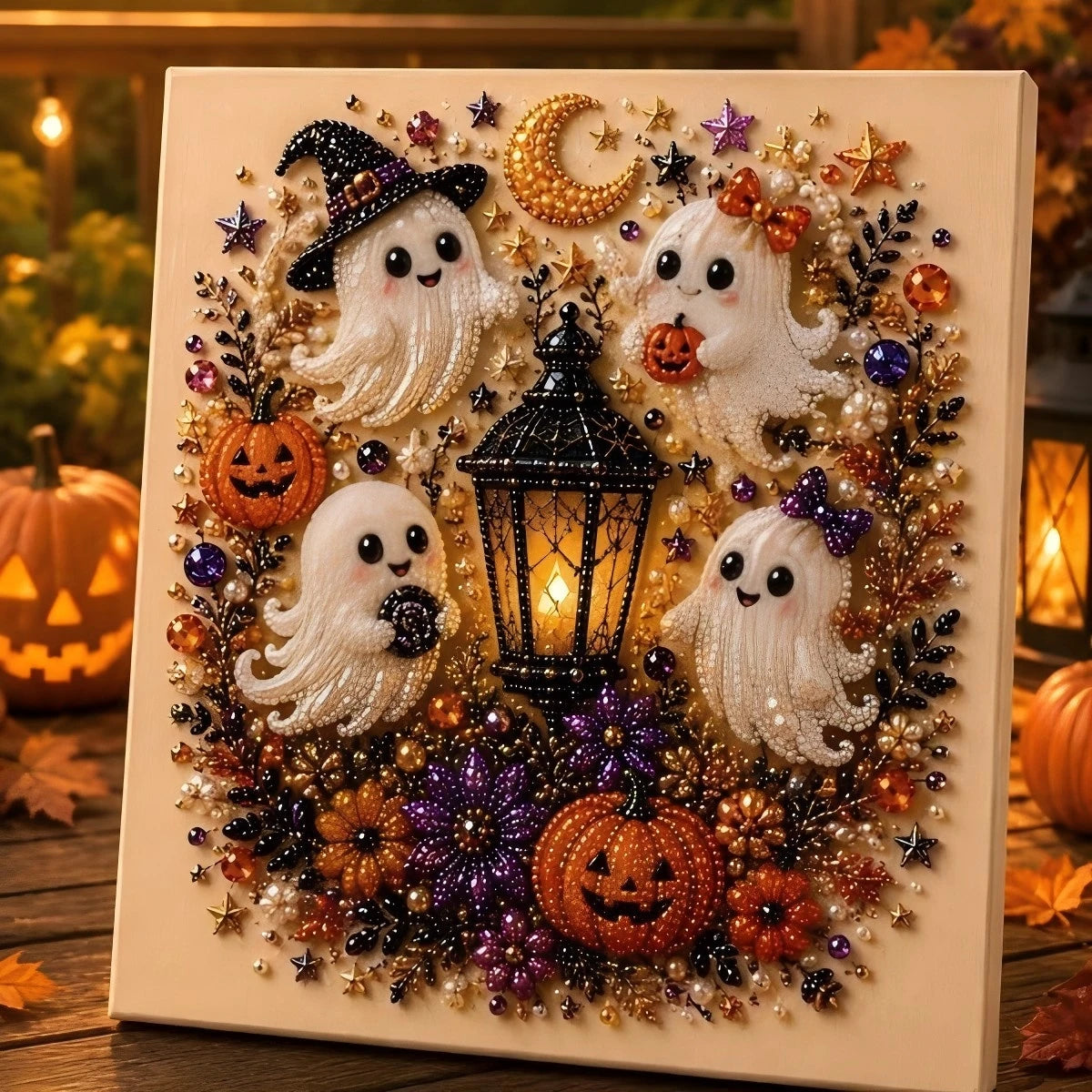 Originality Diamond-Painting Kit Holiday Pearl Diamond-Painting Art DIY Assembly Craft Activity Home Decor Christmas Gifts Pi-Mart