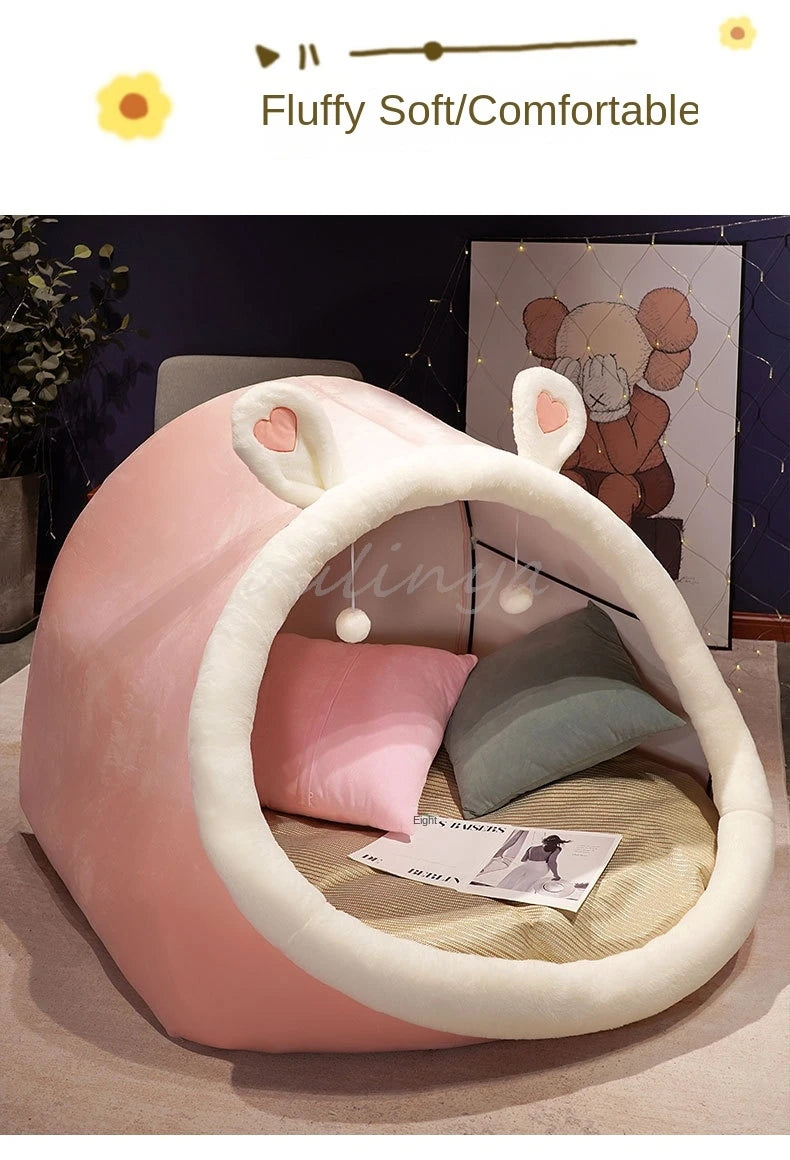 Cute Oversized Adult Child Plush Tent Cozy House Lazy Person Sofa On The Ground Cat's Nest Christmas Cushions Sitting Cushion Pi-Mart