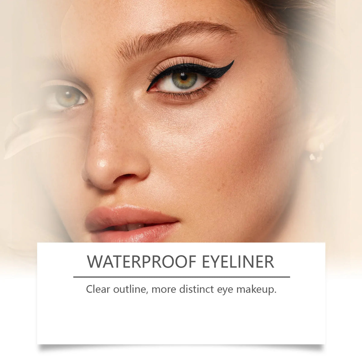 Zephoco Brown Eyeliner Pencil Waterproof Sweatproof Long Lasting Easy to Color Smooth Soft Gel Eyeliner Pencil Eye Makeup Set Pi-Mart