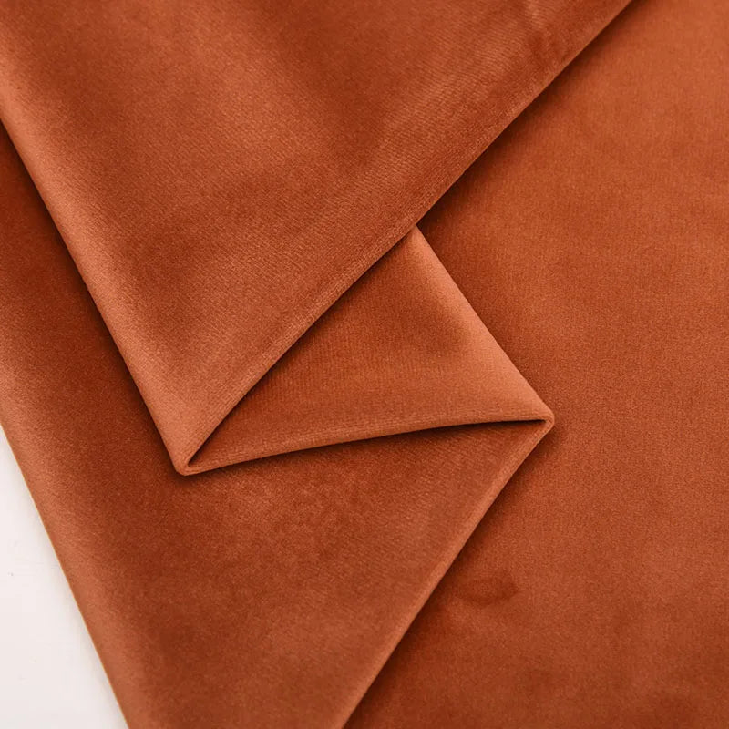 Velvet Fabric Thicken Dutch Velvet Short Plush for Upholstery Cushion Sofa Table Runners by Half Meter Pi-Mart