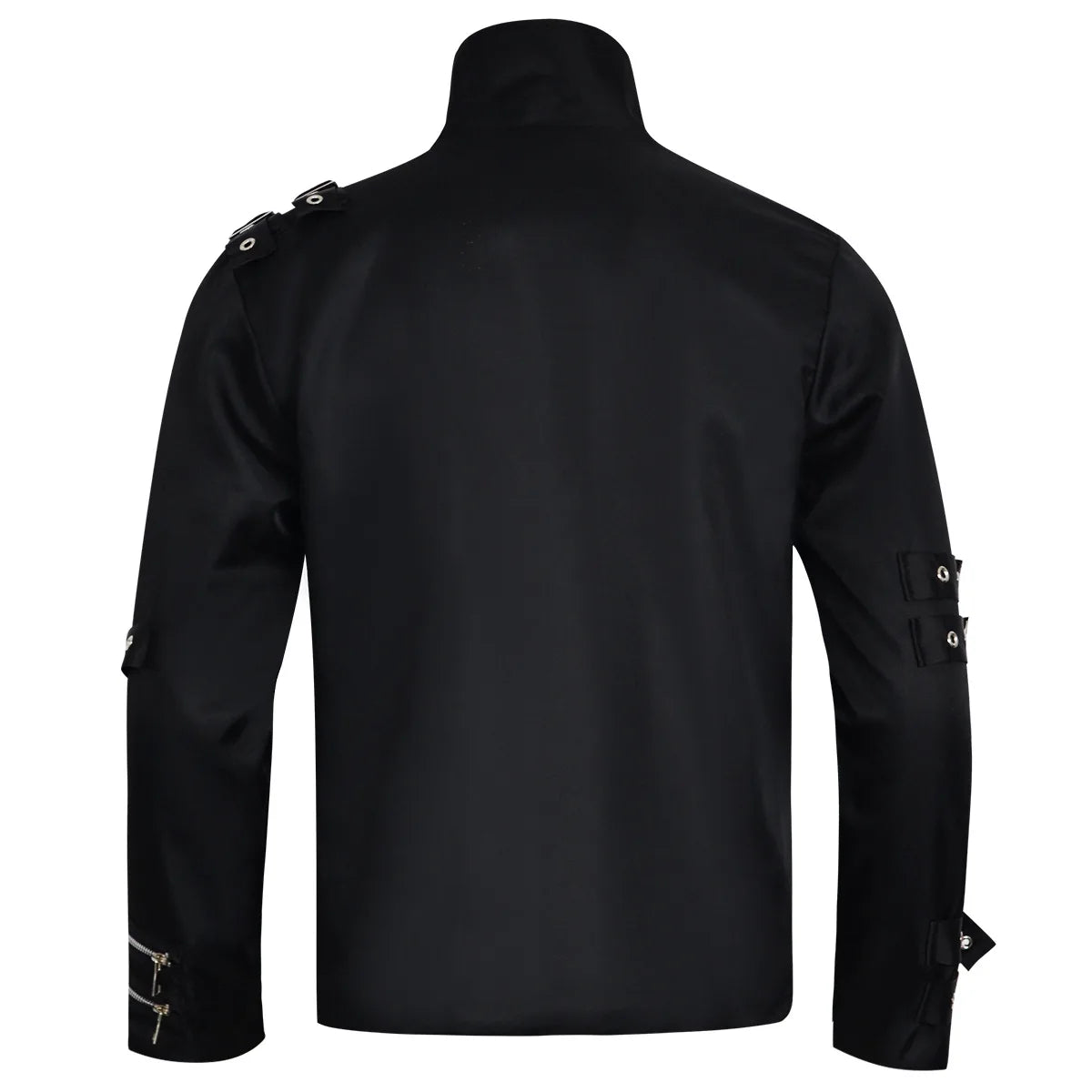 Michael Jackson Cosplay Costume BAD MJ Punk Jacket Black Slim BAD Jacket Costume Clothing for Man Adore Stars Impersonator Pi-Mart