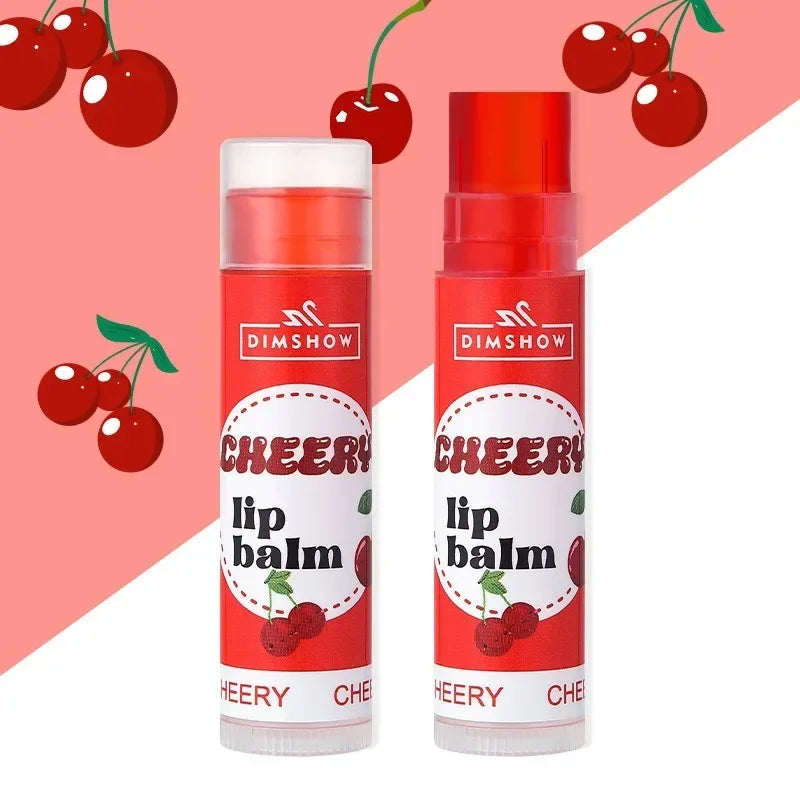 6 Kinds of Fruity Lip Balm Moisturizing Hydrating Long Lasting Lip Lotion Lightening Lip Lines Lips Mask Care Lips Lipstick Balm Pi-Mart