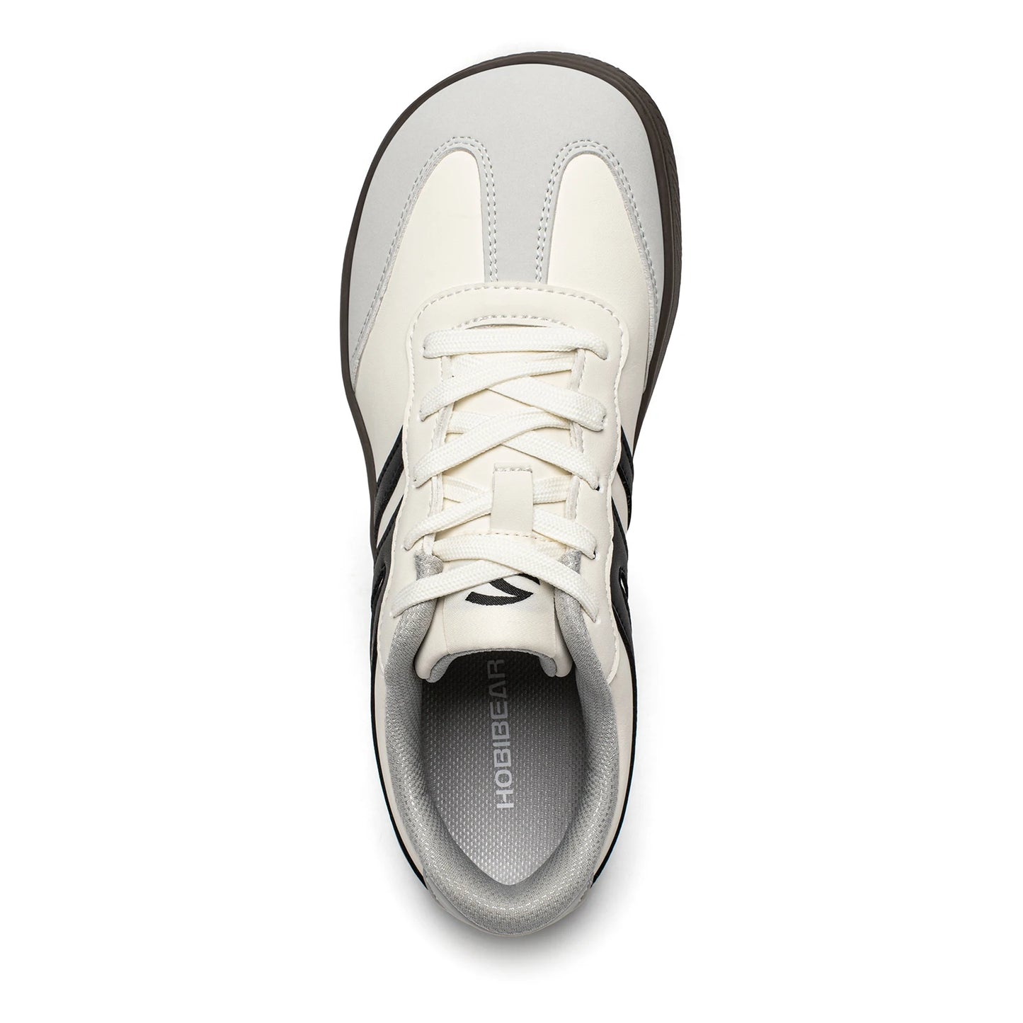 HOBIBEAR Unisex Wide Toe Shoes Artificial Leather Sneakers Casual Lace Up Retro Fashion Shoes for Women Men Pi-Mart