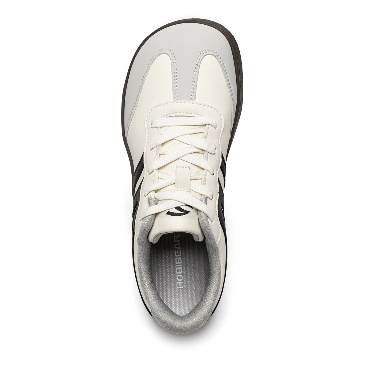 HOBIBEAR Unisex Wide Toe Shoes Artificial Leather Sneakers Casual Lace Up Retro Fashion Shoes for Women Men Pi-Mart