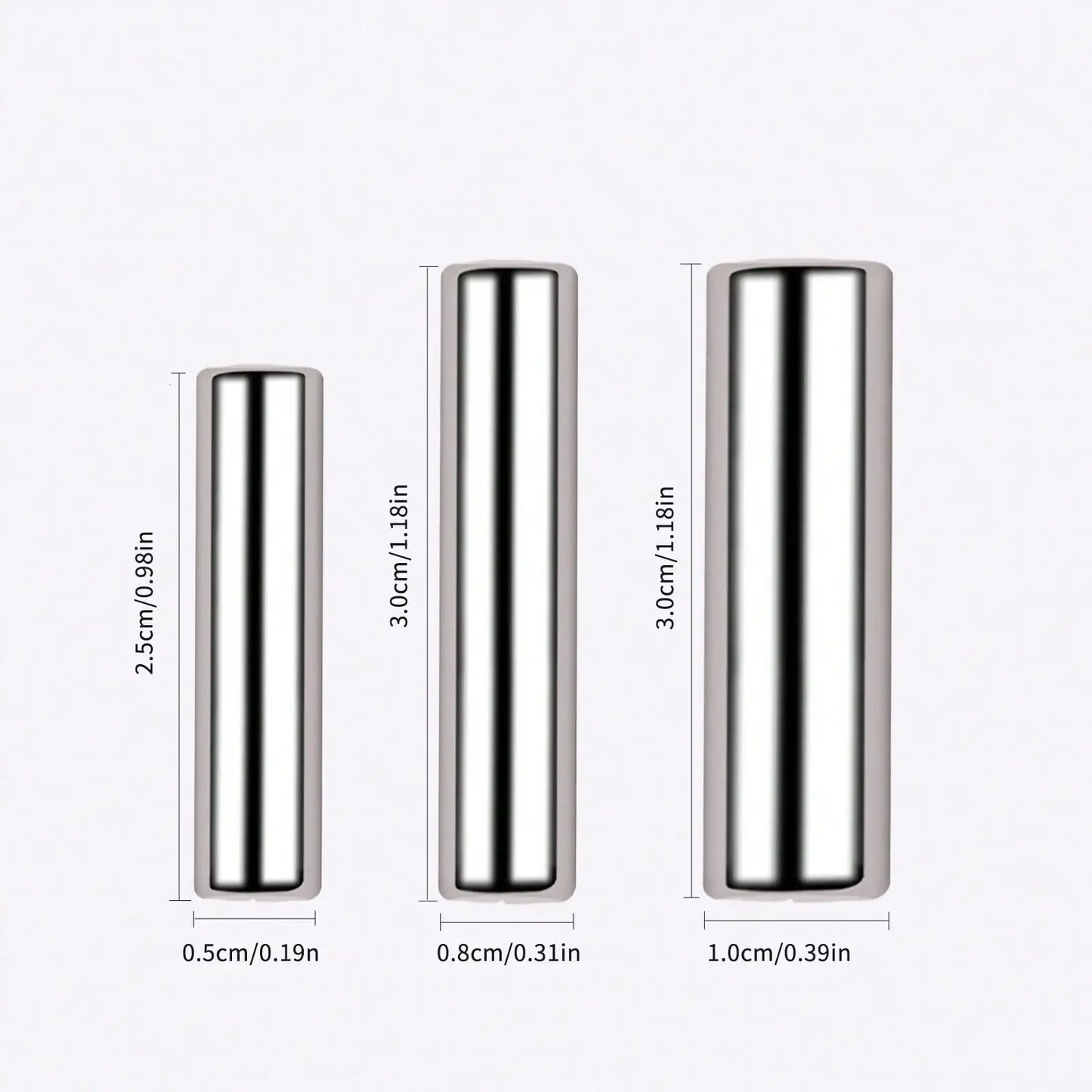 3x0.7cm Round Nail Art Cat Eye Gel Magnetic Pen for Gel Polish 3D Cat Eye Nails Painting Strong Magnet Stick Manicure DIY 2030 Tri Light Beauty