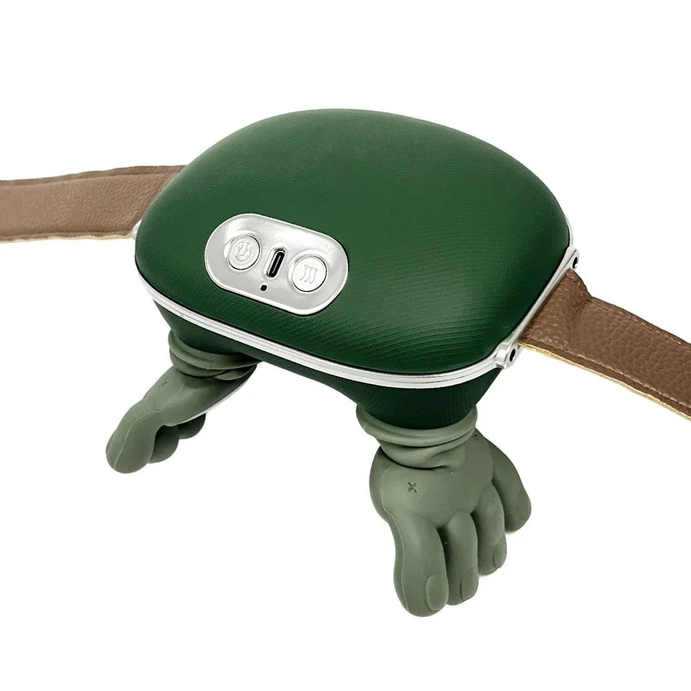 Bionic Finger Neck Shoulder Massager Wireless Neck Cervical Trapezius 4D Kneading Body Back Hand Massage Shawl Brushless Motor Tri Light Beauty