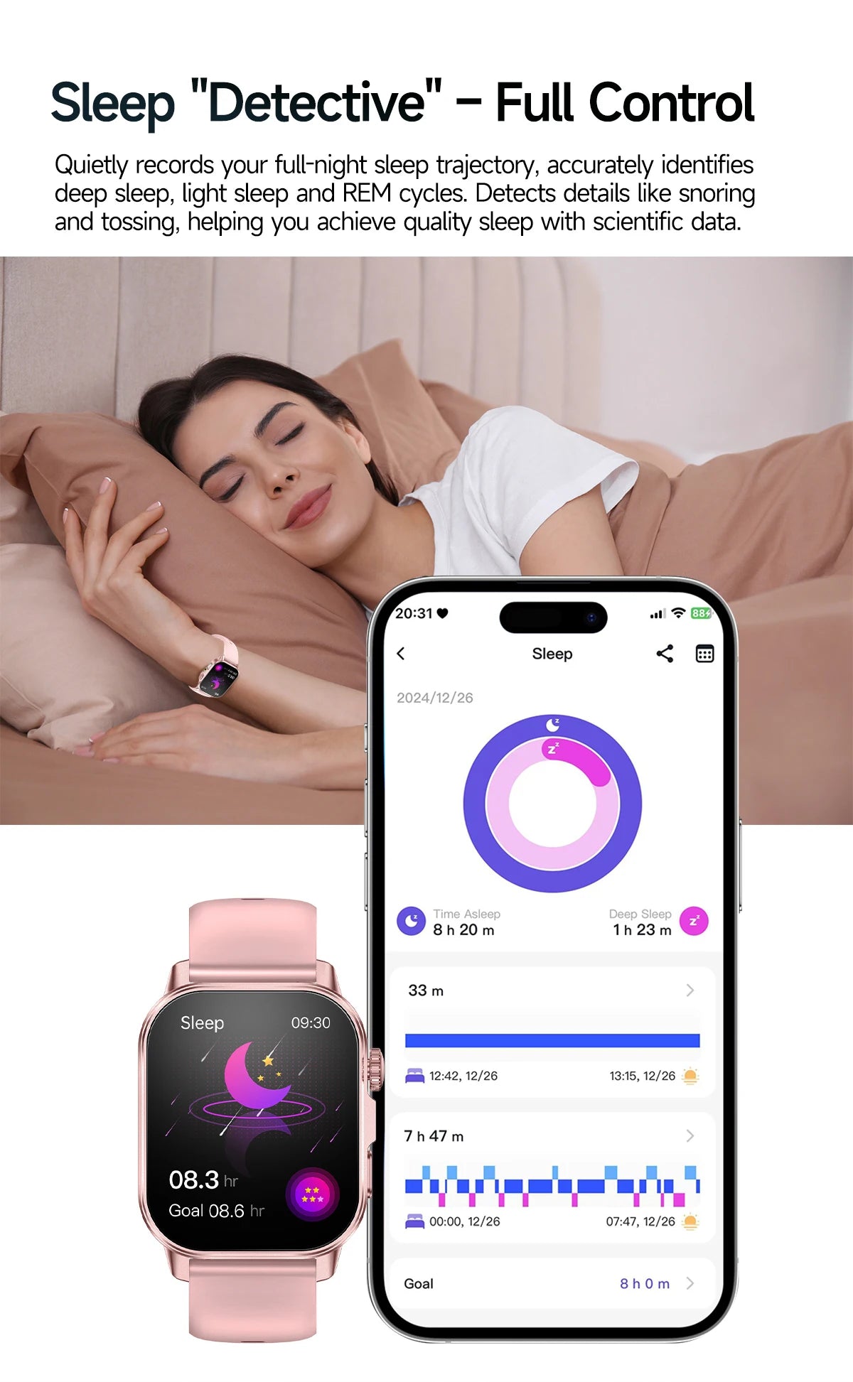 New Men Accurate Health Diagnosis ECG Smart Watch Blood Pressure Blood Oxygen Blood Fat Uric Acid Temp Bluetooth call Smartwatch Pi-Mart
