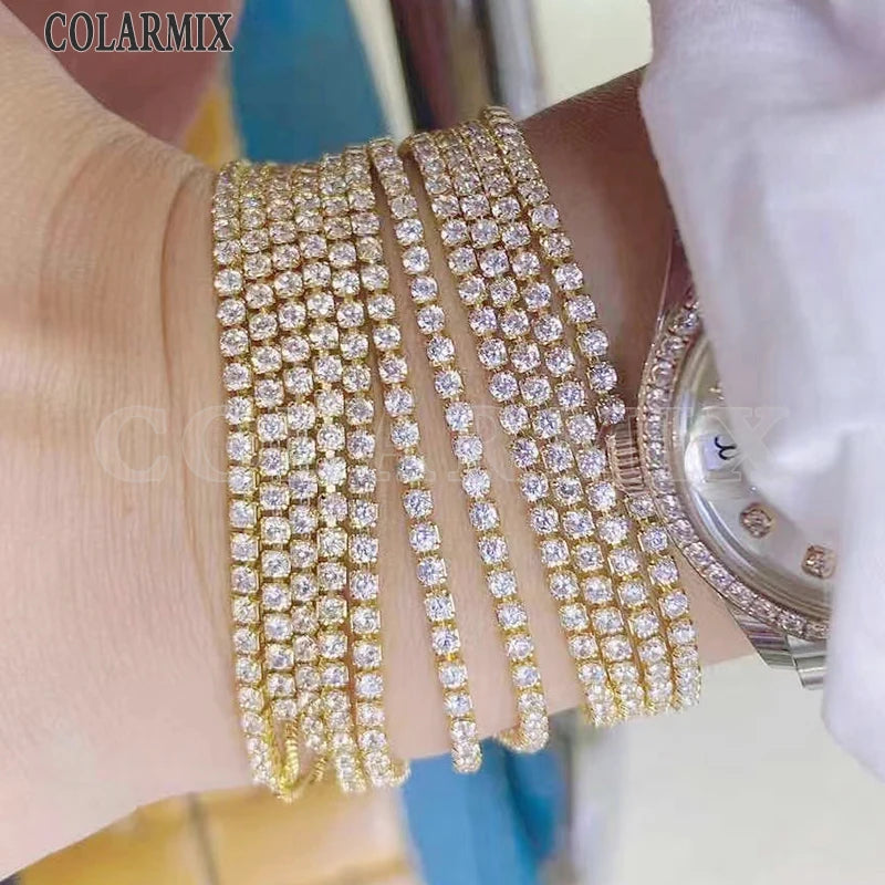 10 Pcs Zircon Bracelet Fashion Bracelet Jewelry Bracelet Accessories Jewelry bangle 40033 Pi-Mart