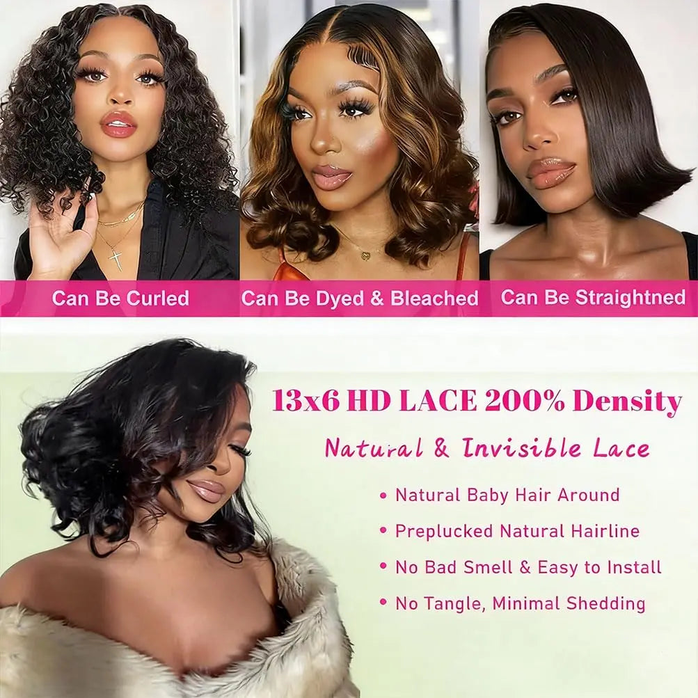 Body Wave Human Hair Wigs 30 40 Inch Body Wave Lace Front Wig PrePlucked With Baby Hair 13x4 13x6 Hd Lace Frontal Wigs For Women LadyShow.Store
