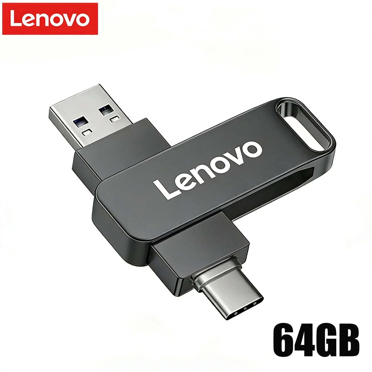 Lenovo OTG Pen Drive 256GB High Speed USB 3.2 Flash Drives Metal Type-C Pendrive 512GB Waterproof Stick For Phone Computer LadyShow.Store