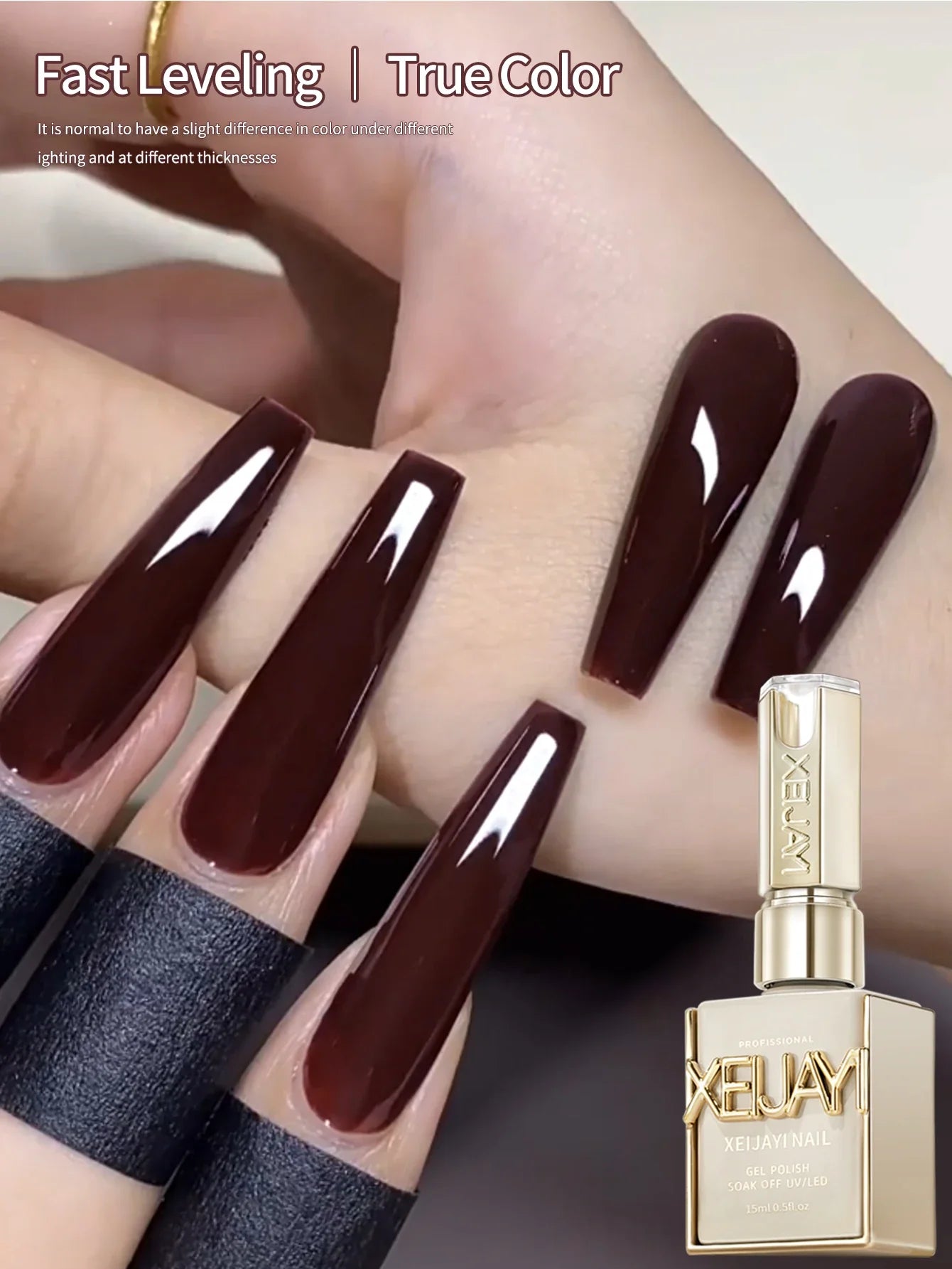 1Pc 15ML Milky White Pure Nail Polish Gel Nail Add Semi-Permanent Soak Off UV LED Construction Gel Varnish Tri Light Beauty