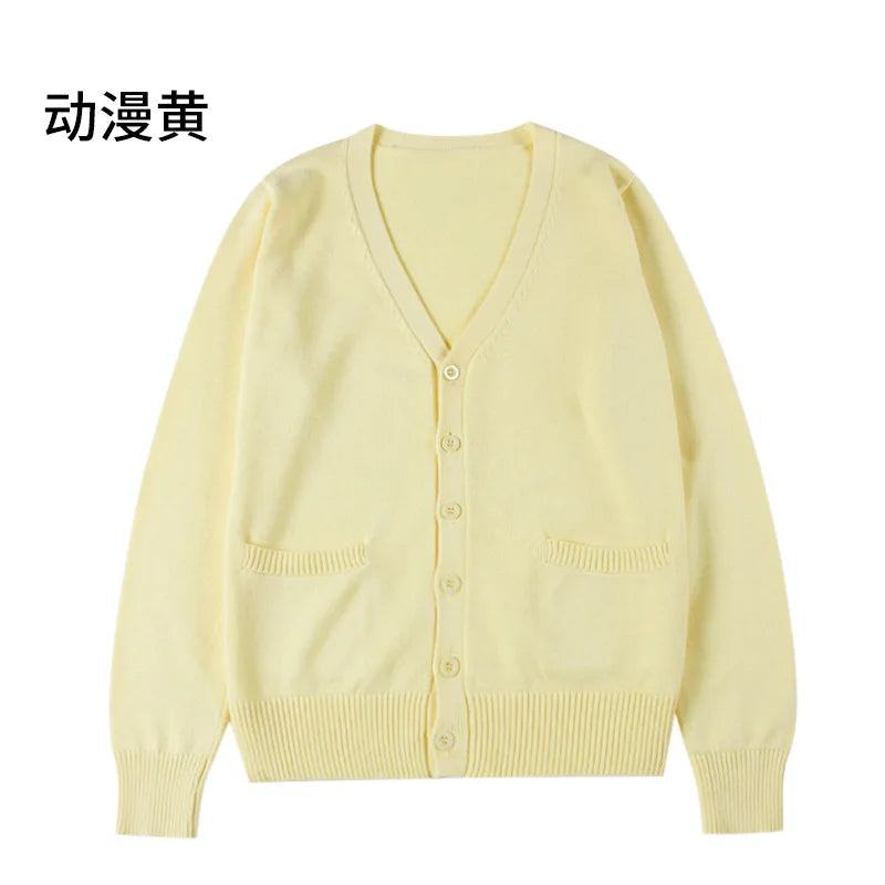 New Sweater Solid Candy Women Knit Top Fashion Female Cardigan Thin Spring Autumn Long Sleeve Adult Jacket Clothes Slim XS-2XL LadyShow.Store