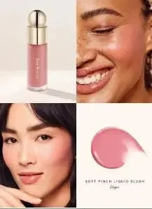 Rare Beauty New Product Frost-to-powder Mashed Potato Matte Air Cushion Blush Cream Liquid Blush Long-lasting Lipstick Lip Gloss Tri Light Beauty