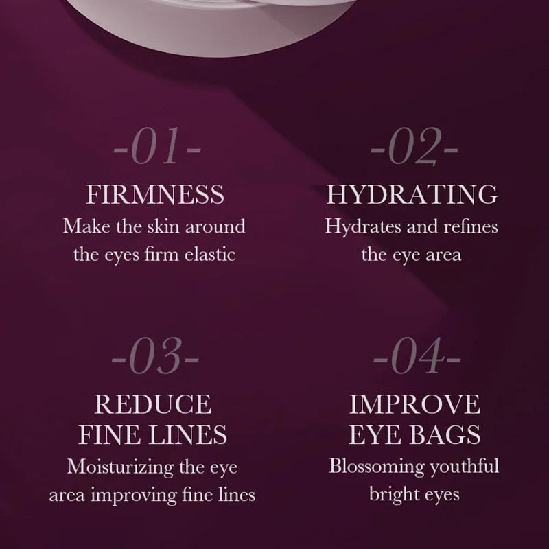 60pcs SADOER Snail Collagen Eye Mask Anti Dark Circles Eyes Bags Moisturizing Firming Eye Patches Beauty Eyes Skin Care Products Tri Light Beauty