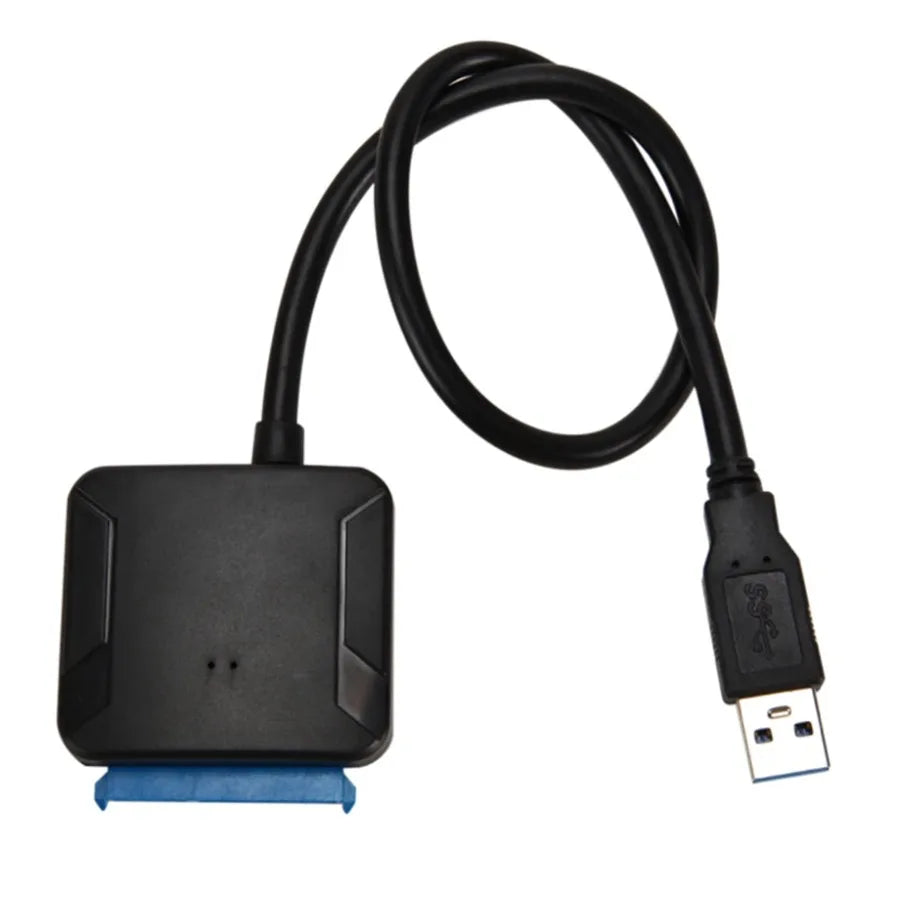 USB 3.0 Adapter Cable for 2.5" 3.5" HDD SSD Hard Drive 5Gbps External Converter with 12V Power Adapter USB 3.0 to SATA Converter Pi-Mart