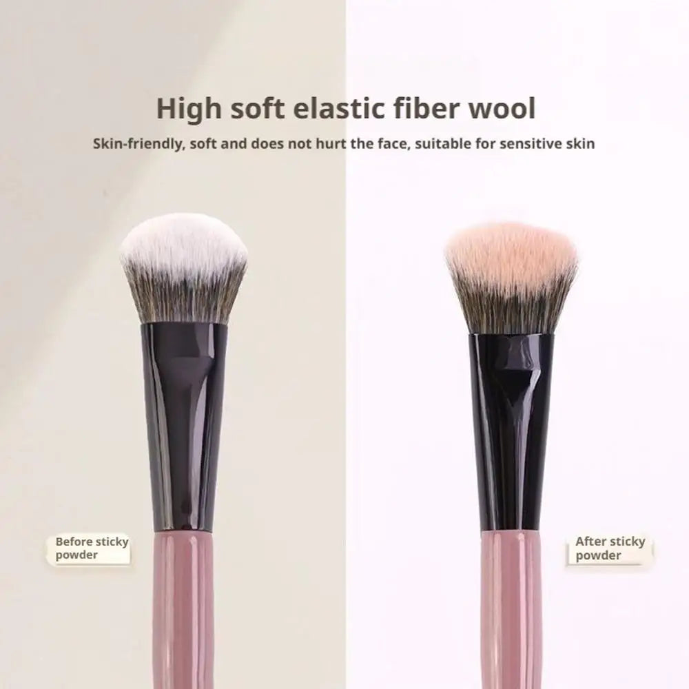 Powder Blusher Brush On Slope Surface Soft And Skin-friendly Fiber Hair Fashion Design Single Face Brush Makeup Tools Pi-Mart