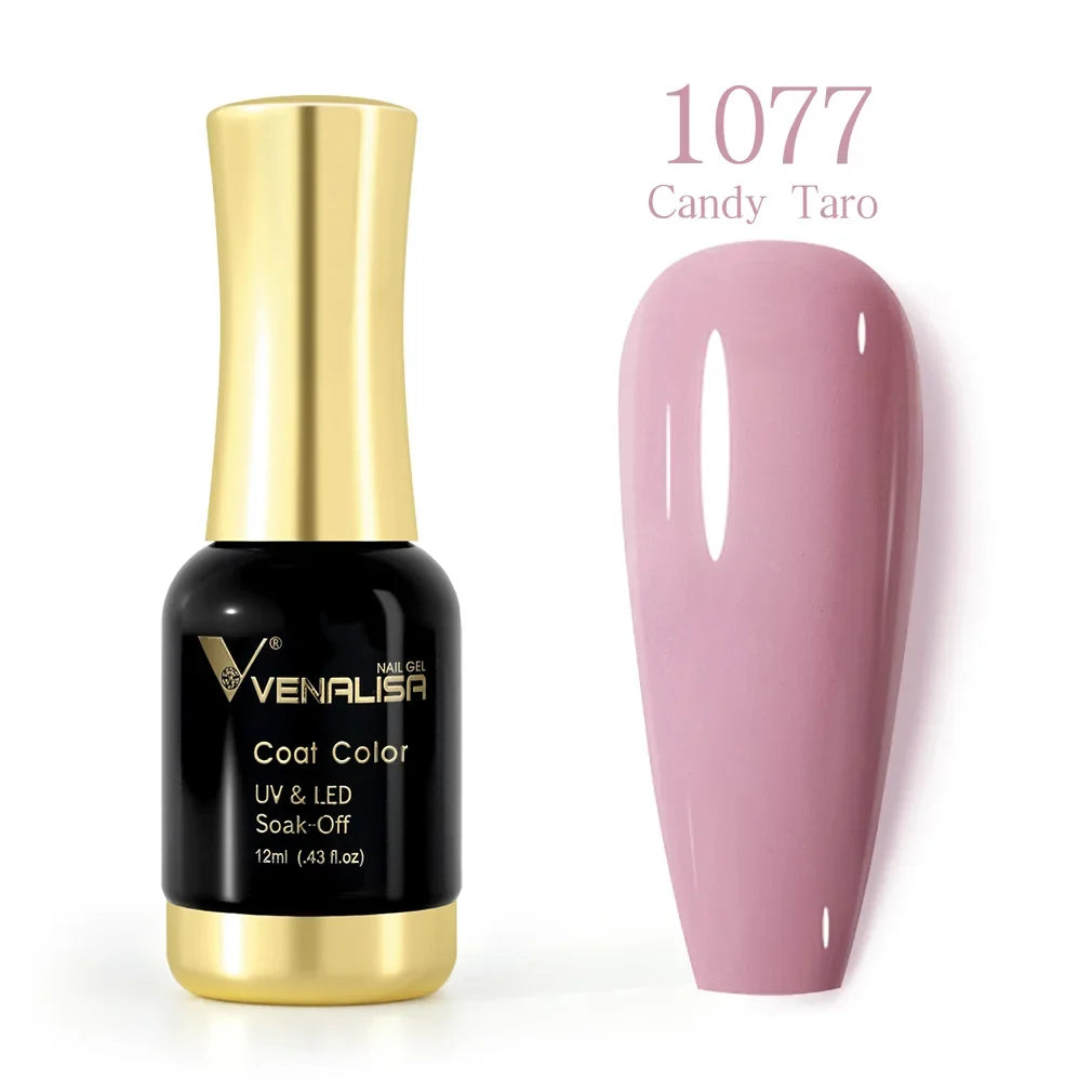 VENALISA Nail Gel Varnish TPO FREE Soak Off UV LED Organic Odorless Enamels Nail Art Colors 12ml 120Colors UV Gel Nail Polish Tri Light Beauty
