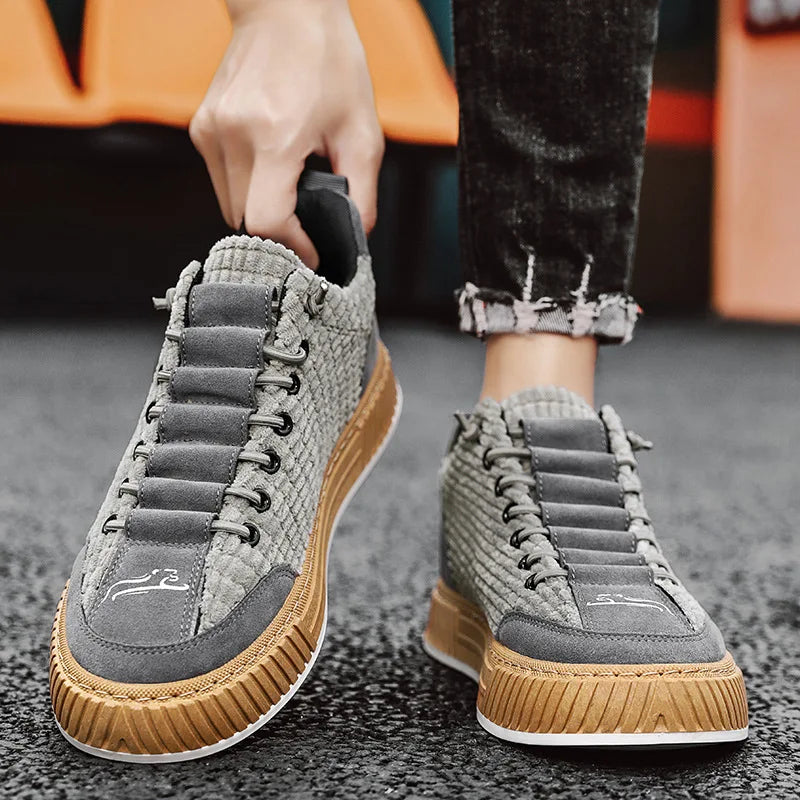 Brand Men's Sneakers Designer Fashion Casual Shoes for Men Comfort Platform Vulcanized Shoes Male original tenis masculino New Pi-Mart