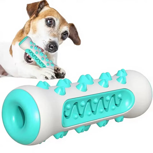 Dog Chew Bone Toy Molar Stick Teeth Cleaning Leak Food Design Self Play Interactive Pet Toy For All Breeds Dogs Relieve Boredom Pi-Mart