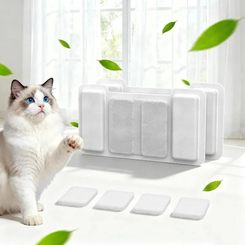 15/30pcs Cat Water Fountain Filter- Suit for Cat Dog Pet Water Fountain Cat Fountain Filter Replacement For TY09/TY10(2.2L/3.2L) Pi-Mart