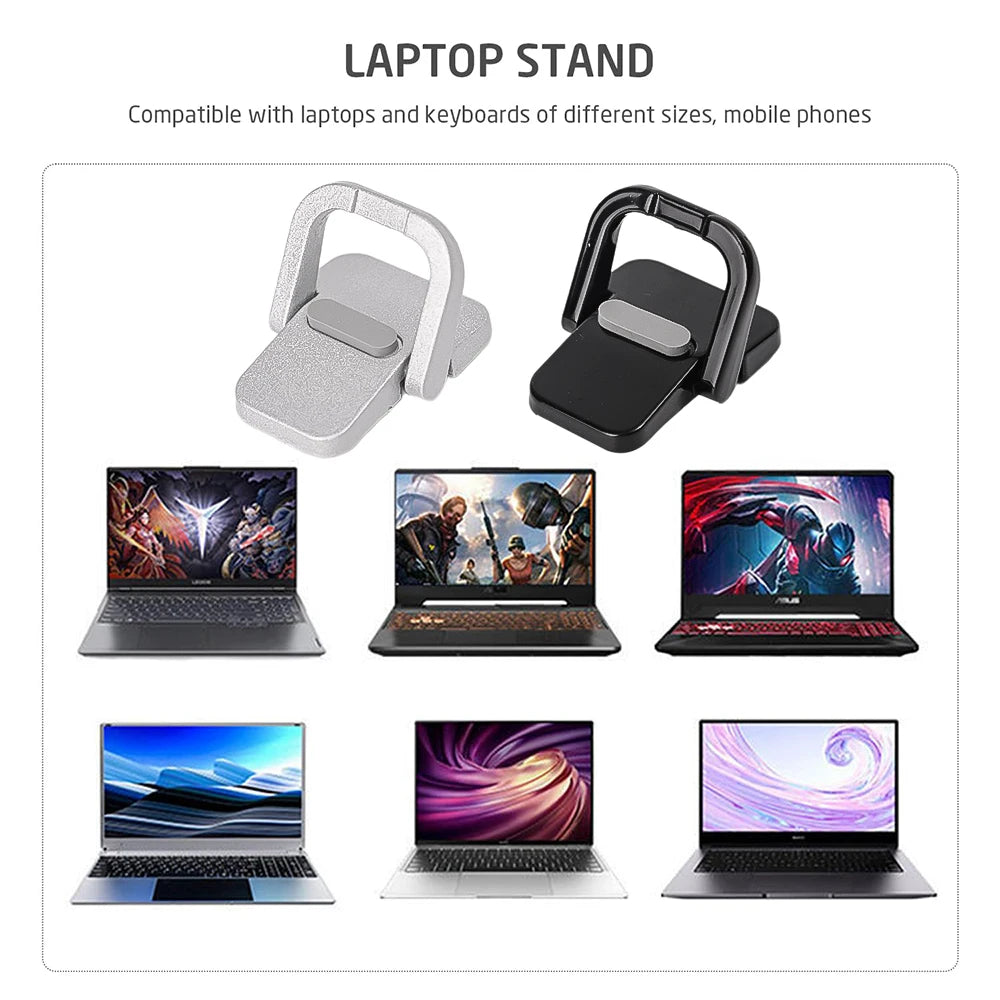 2pcs Keyboard Stands, Mini Laptop Stand for Desk, Portable Laptop Stand Compatible with MacBook Air Pro, Dell XPS,  HP More. Pi-Mart