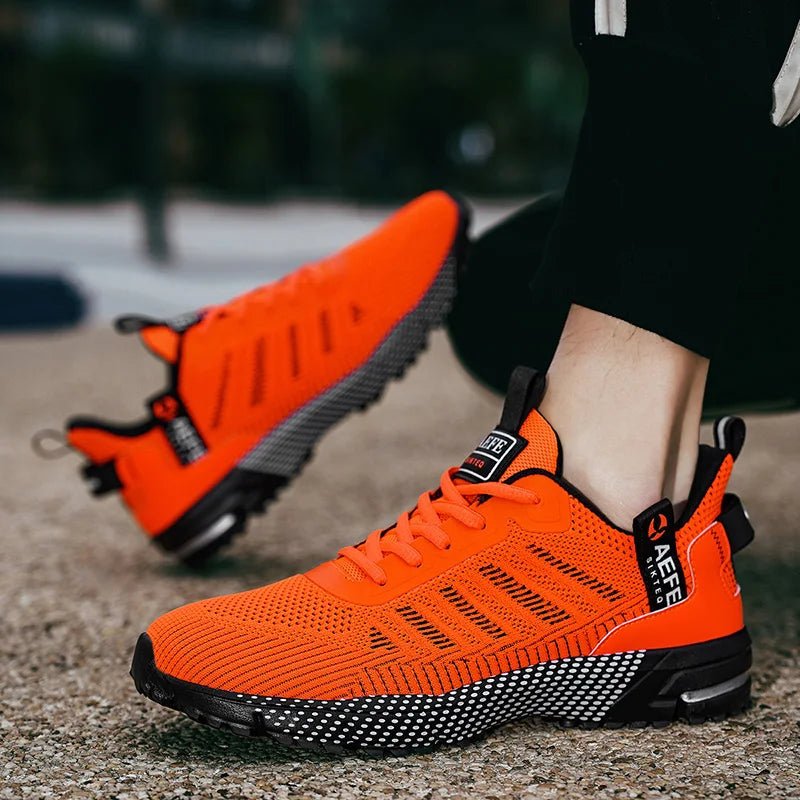 New Men Running Shoes Breathable Outdoor Sports Shoes Lightweight Sneakers for Men Comfortable Athletic Training Footwear Pi-Mart