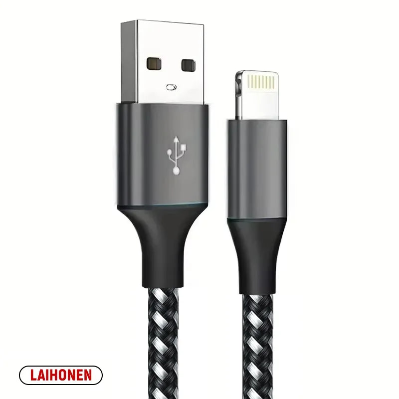 1M 2M 3M USB A To Lightning MFi Certified  Cable For iPhone 14 13 12 11 X XR Pro Max Fast Charging Cable Charger Data Wire Cord Pi-Mart