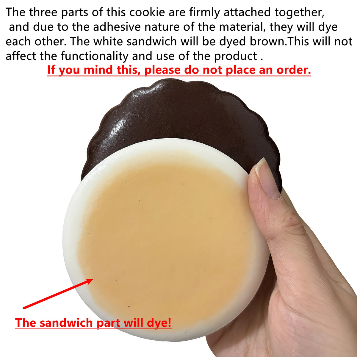 Squishy Simulated Cake Squeeze Toy Stress Relief Slow Rising Sensory Fidget Toys for Anxiety ADHD Autism Adults ASMR Fun Pi-Mart