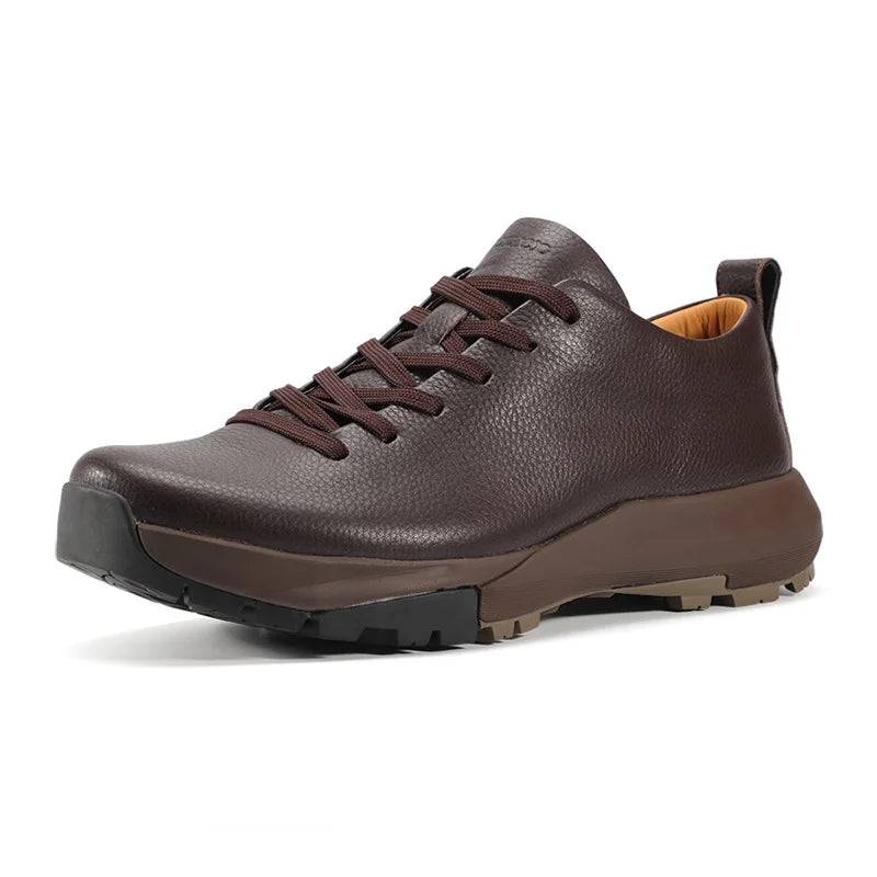 Men Sports Running Shoes Outdoor Walking Soft Casual Sneakers Fashion Designer Genuine Leather Sneaker Waterproof Shoes Men Pi-Mart
