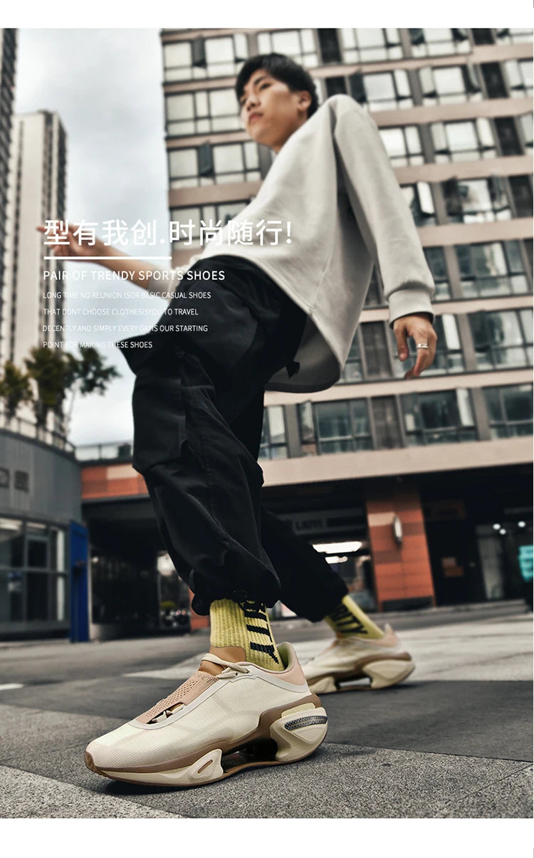 Men's Breathable Casual Sneakers Luxury Trainer Fashion Loafers Comfortable Wear and Relaxed Life Running Shoes for Male Pi-Mart