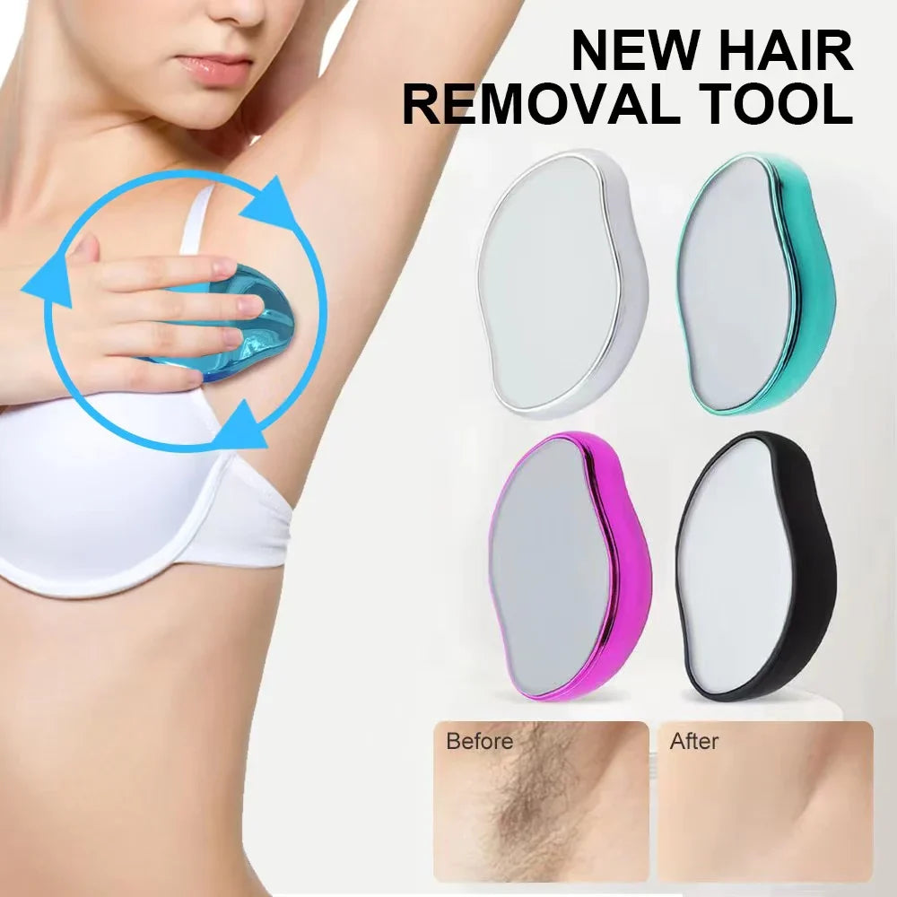 Hair Removal Physical Epilators Crystal Hair Eraser Safe Easy Cleaning Reusable Body Smooth Beauty Depilation Tools Tri Light Beauty